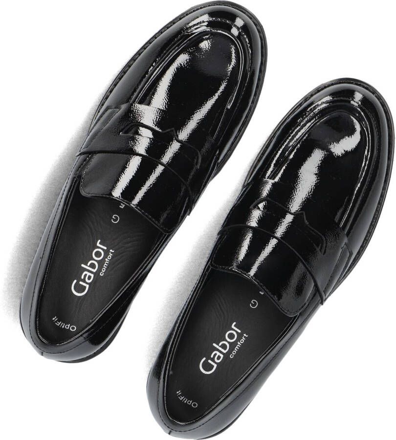 GABOR Zwarte Loafers 453