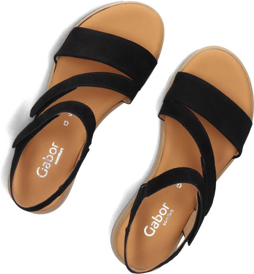 GABOR Zwarte Sandalen 063