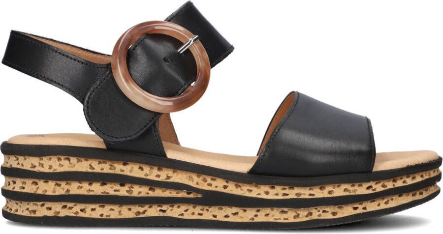 GABOR Zwarte Sandalen 550.2
