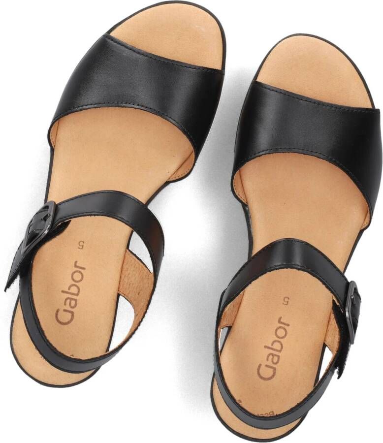 GABOR Zwarte Sandalen 651