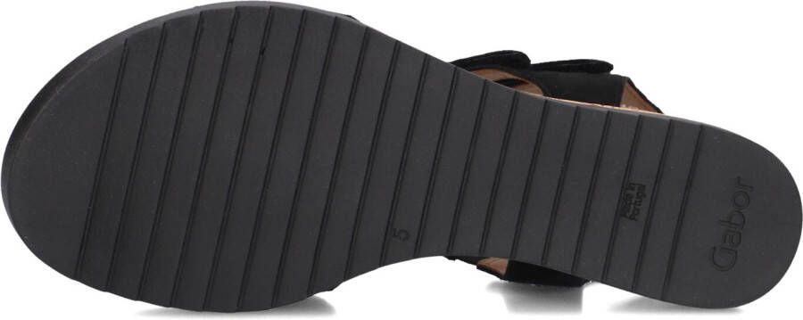 GABOR Zwarte Sandalen 750.2