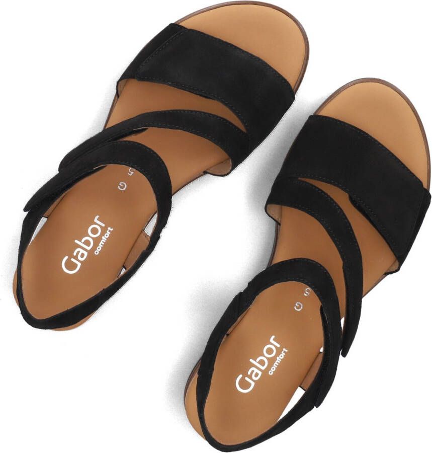 GABOR Zwarte Sandalen 750.2