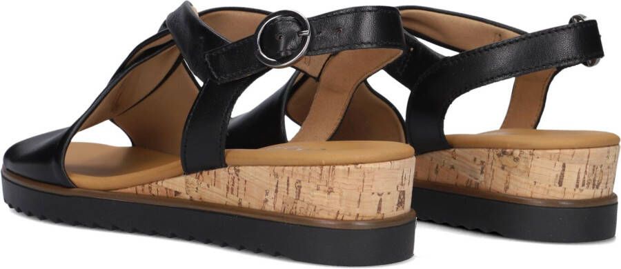 GABOR Zwarte Sandalen 751.01