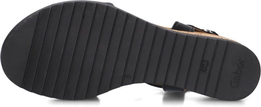 GABOR Zwarte Sandalen 751.01