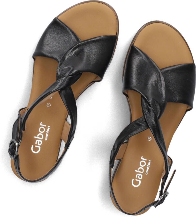 GABOR Zwarte Sandalen 751.01