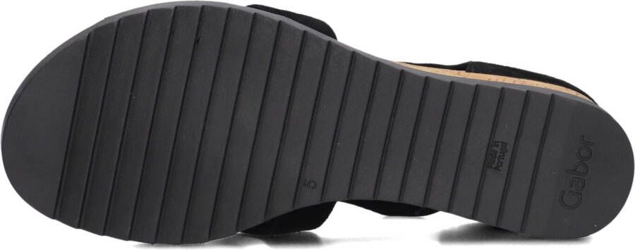 GABOR Zwarte Sandalen 782