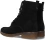 Gabor Zwarte Suède Veterboots Comfort Collectie Black Dames - Thumbnail 4