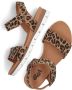 Giga Leopard Sandalen bruin Leer Dames - Thumbnail 7