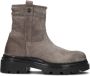 Bruin Tinten G4045 Enkellaarsjes Enkelboots met rits Meisjes Taupe - Thumbnail 2