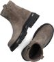 Bruin Tinten G4045 Enkellaarsjes Enkelboots met rits Meisjes Taupe - Thumbnail 5