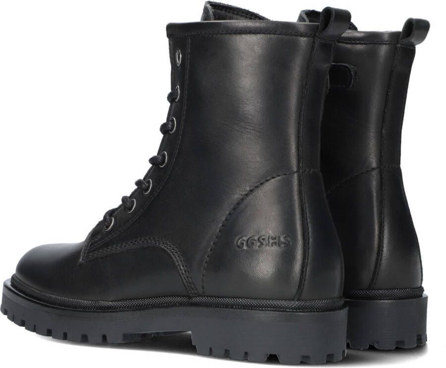 Giga G4030 Veterboots Laarzen Met Veters Meisjes Zwart - Schoenen.nl