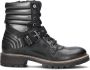 Giga G4035 Veterboots Laarzen Met Veters Meisjes Kids Zwart - Thumbnail 3