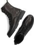 Giga G4200 Veterboots Laarzen Met Veters Meisjes Kids Zwart - Thumbnail 5