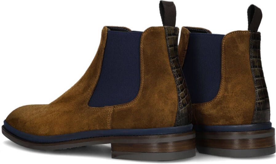 GIORGIO Cognac Chelsea Boots 85815