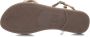 Gioseppo Witte Romeinse Leren Sandalen Beige Dames - Thumbnail 7