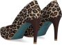 Giulia Pumps Bruin Textiel 140310 Dames Textiel - Thumbnail 3