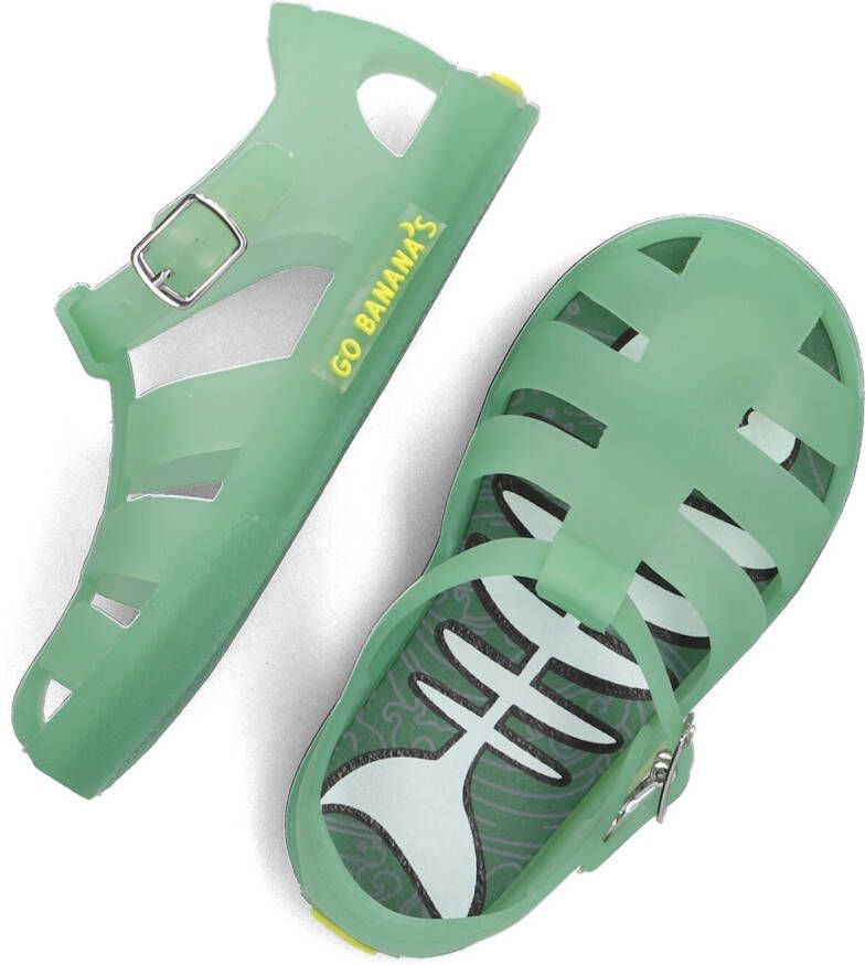 GO BANANAS Groene Sandalen Gb22sjelly