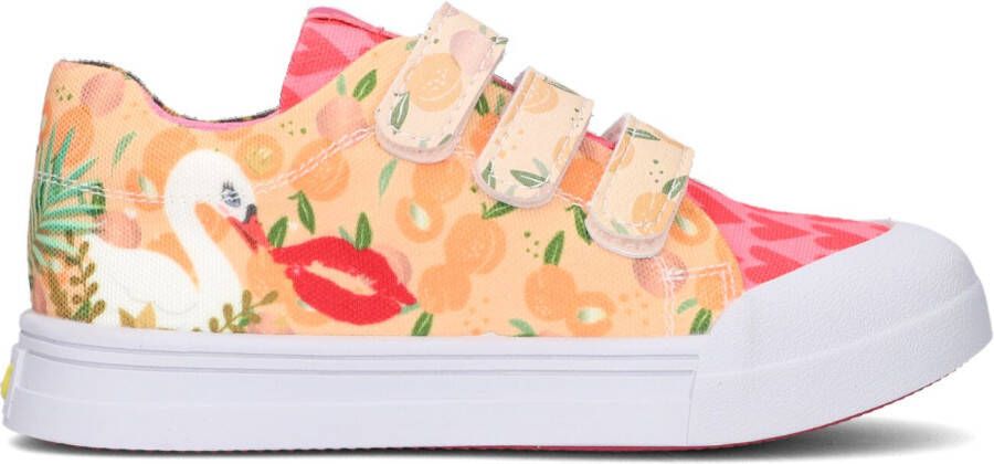 Go Bananas Roze Lage Sneakers Swan