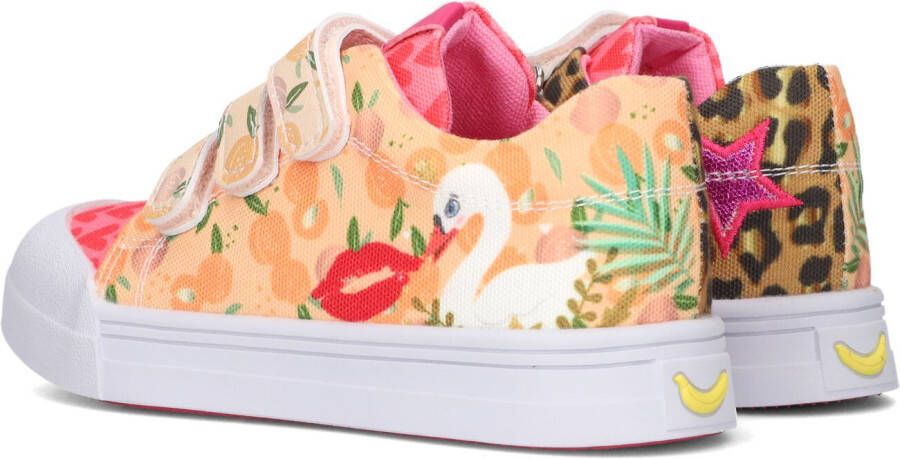 Go Bananas Roze Lage Sneakers Swan