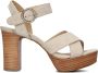 Bruin Tinten Malou 3 Sandalen Dames Beige - Thumbnail 2