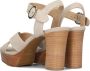 Bruin Tinten Malou 3 Sandalen Dames Beige - Thumbnail 3