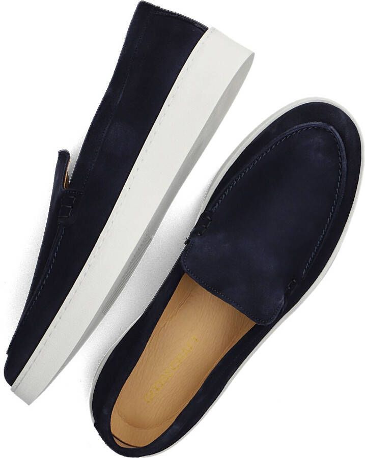 GOOSECRAFT Blauwe Loafers Bean