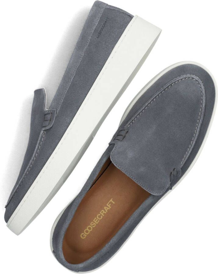 GOOSECRAFT Blauwe Loafers Bean