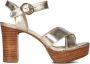 Goosecraft Malou 3 Sandalen Dames Goud - Thumbnail 2