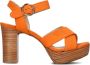 Goosecraft Malou 3 Sandalen Dames Oranje - Thumbnail 3