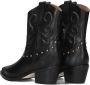Goosecraft Viv 1-a Cowboylaarzen Western Laarzen Dames Zwart - Thumbnail 4