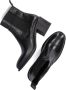Goosecraft Zwarte Leren Enkellaarsjes Celine 1-A Black Dames - Thumbnail 5