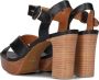 Goosecraft Malou 3 Sandalen Dames Zwart - Thumbnail 3