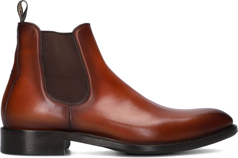 GREVE Enkelboots Heren Piava 4757 Maat: 43 Materiaal: Leer Kleur: Cognac
