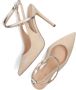 Guess Strappy Hoge Hak Sandaal Amazie Beige Dames - Thumbnail 5