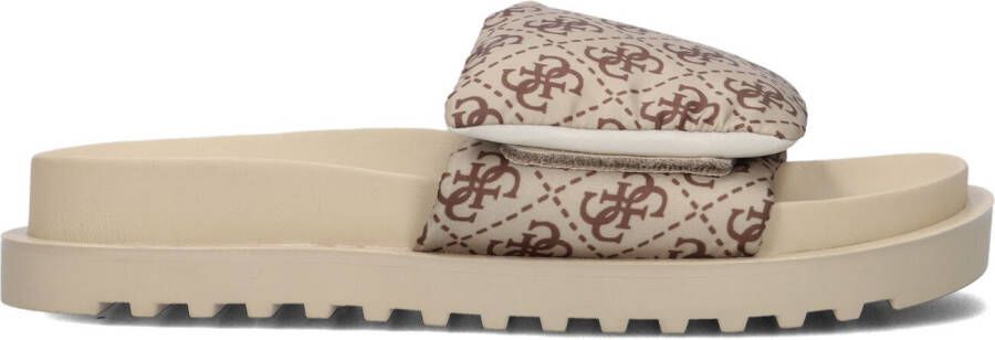 GUESS Beige Slippers Fabetzy