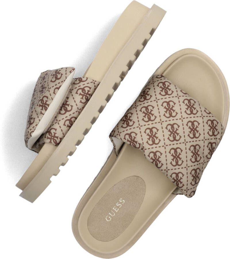 GUESS Beige Slippers Fabetzy