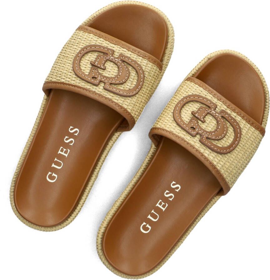 GUESS Beige Slippers Lonney
