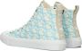 GUESS Ederla Hi hoge sneakers blauw roze - Thumbnail 4