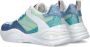 GUESS Bestie chunky sneakers met glitters blauw - Thumbnail 7