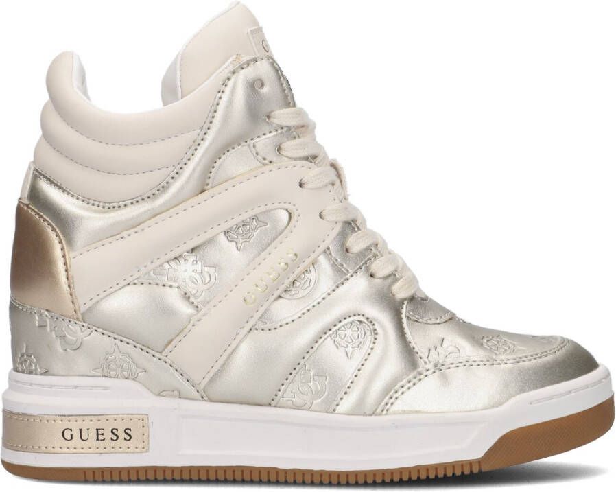 Guess Zilveren Hoge Sneaker Lisa