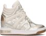 Guess Sleehak Sneaker in Platino Leatherlook Grijs Dames - Thumbnail 6