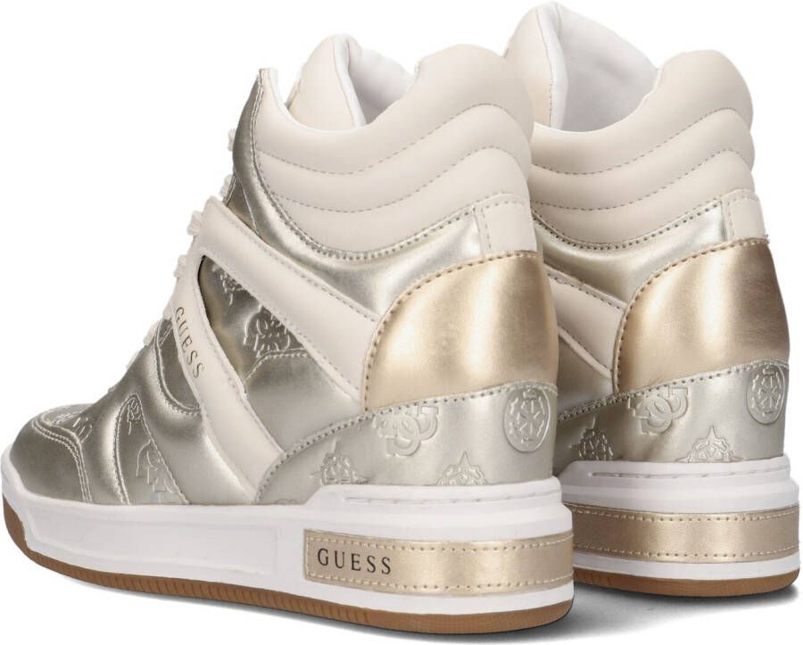 Guess Zilveren Hoge Sneaker Lisa