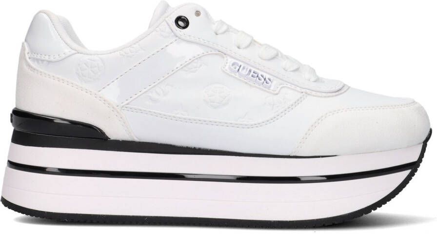 Guess Witte Lage Sneakers Hansin