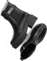 Guess PU Leren Laarzen Noir Tons Ronde Neus Sleehak Black Dames - Thumbnail 10