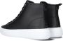 GUESS Invyte Hoge sneakers Leren Sneaker Dames Zwart - Thumbnail 4