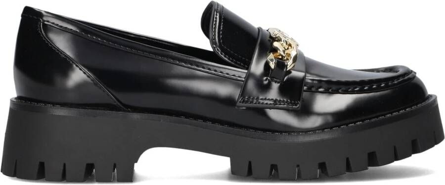 Guess Zwarte Effen Instap Rubberen Schoenen Black Dames