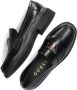 Guess Zwarte leren loafers voor vrouwen Black Dames - Thumbnail 6