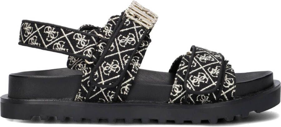 Guess Zwarte Sandalen Fabelis