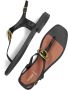 Guess Teenslippers van leer met labeldetail model 'MIRY' - Thumbnail 8
