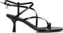 Guess Zwarte Leren Sandalen Rimilla Black Dames - Thumbnail 4